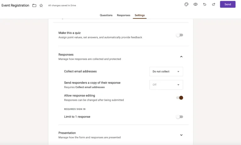 Adjust Settings
