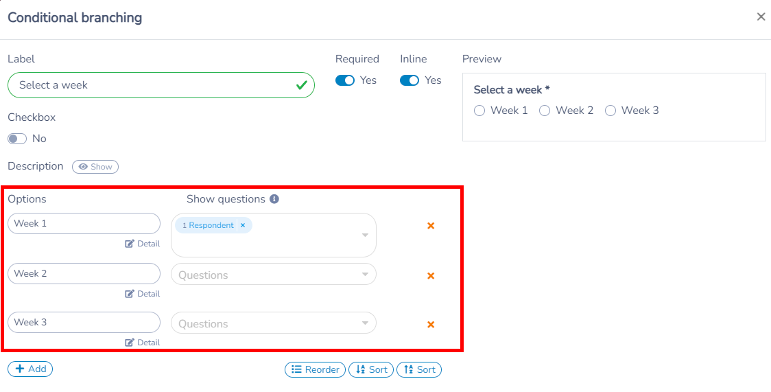 Using conditional branching — illustration