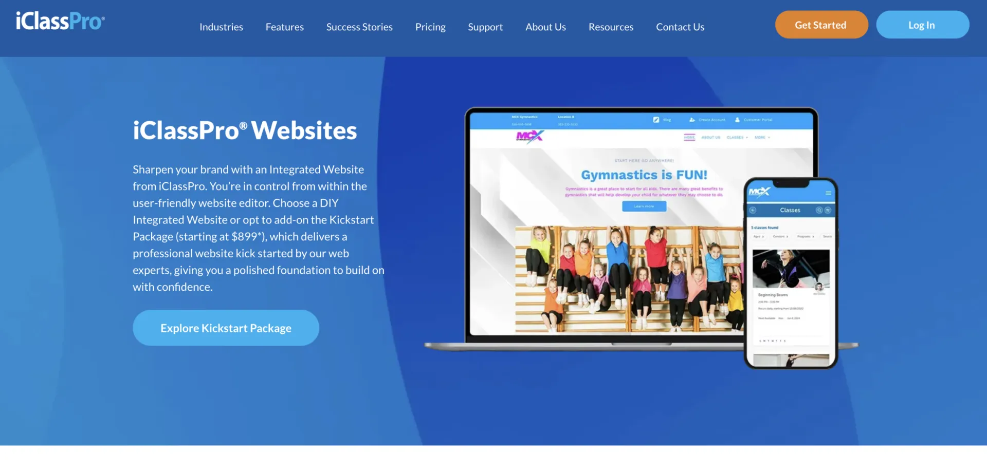 iClassPro website builder for sports and rec organizations