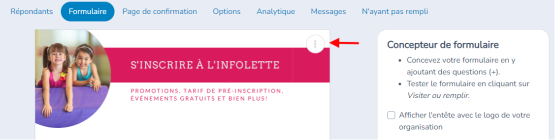 Création d'une liste d'abonnés — illustration