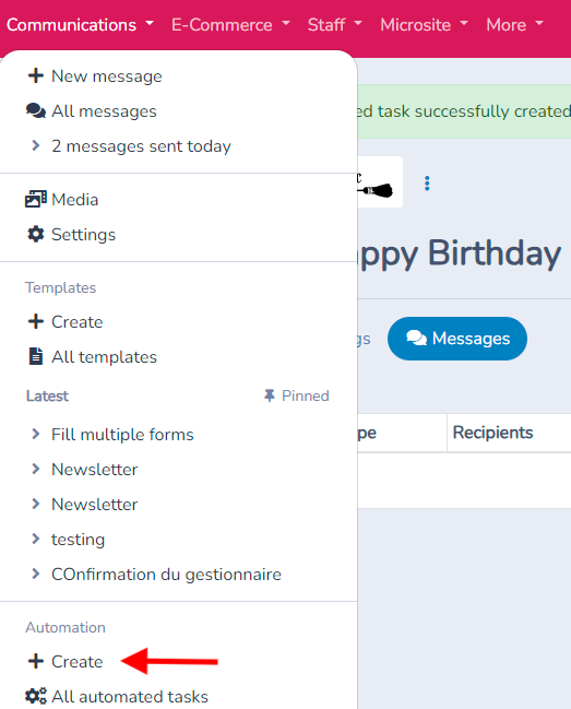 Marketing for birthday reservations — illustration