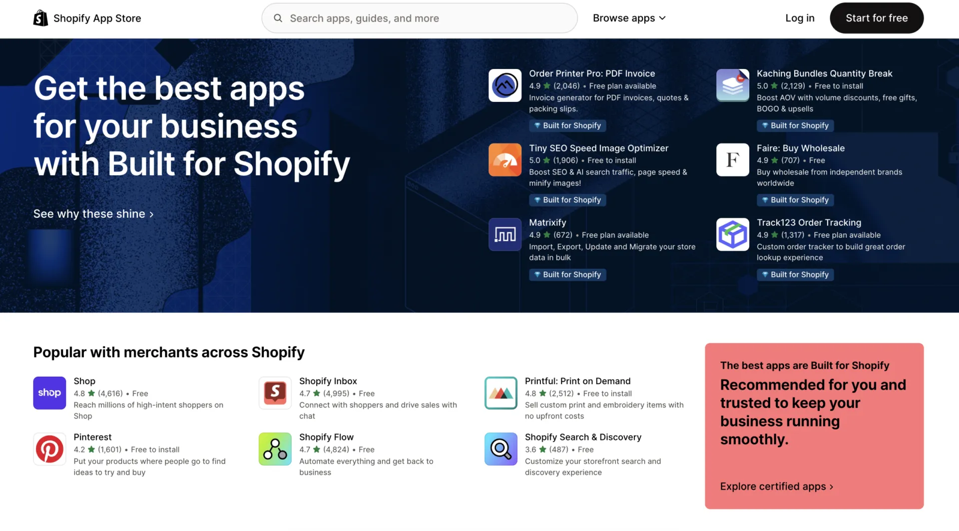 Shopify app integrations