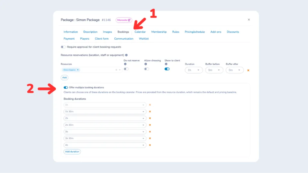 Booking-durations-Activity-Messenger