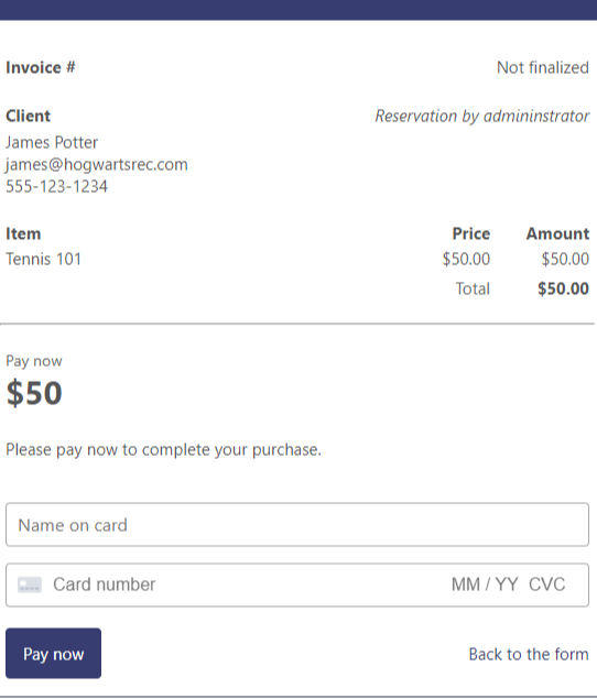 Payment forms — illustration
