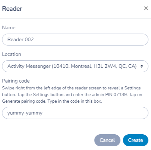 Configuring your Stripe Readers — screenshot
