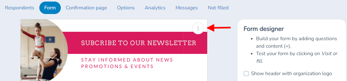 Building a list of subscribers using a form and landing page — illustration