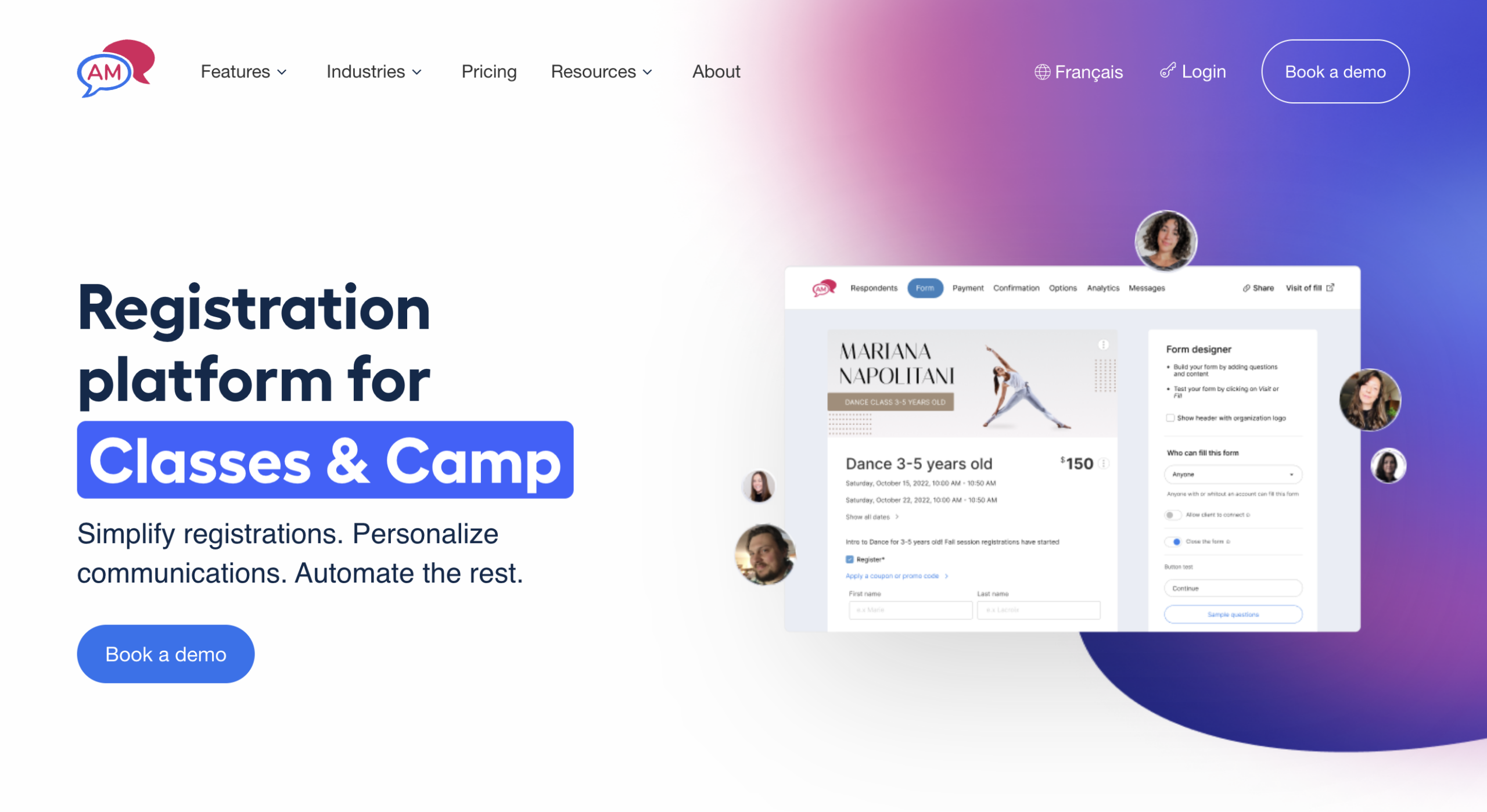 Activity Messenger as an online form tool