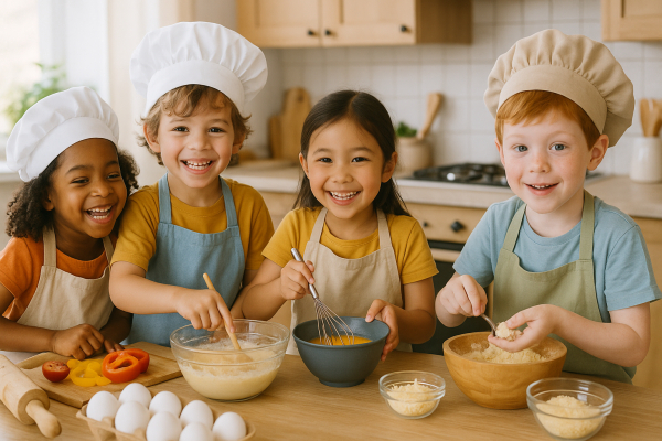 kids cooking