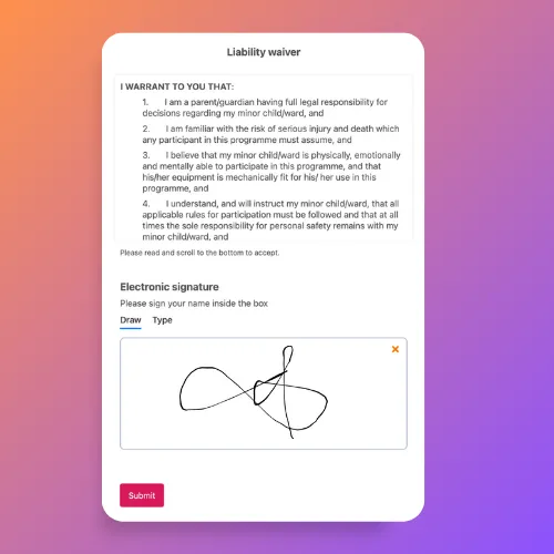 Waivers-e-signatures-Activity-Messenger