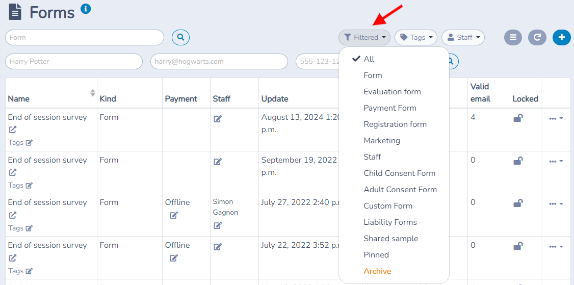 Form management — illustration
