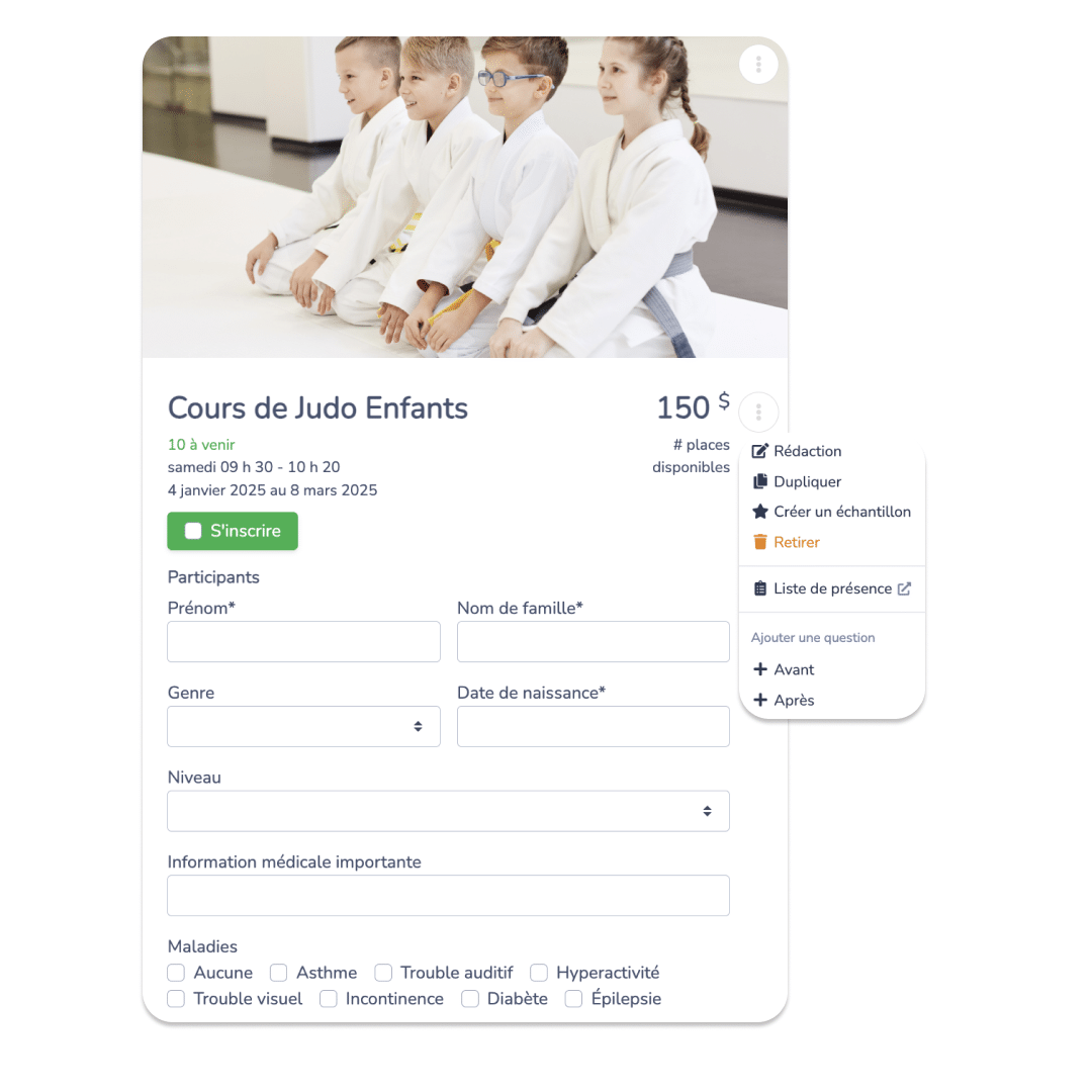 Simplifier votre processus d'inscription