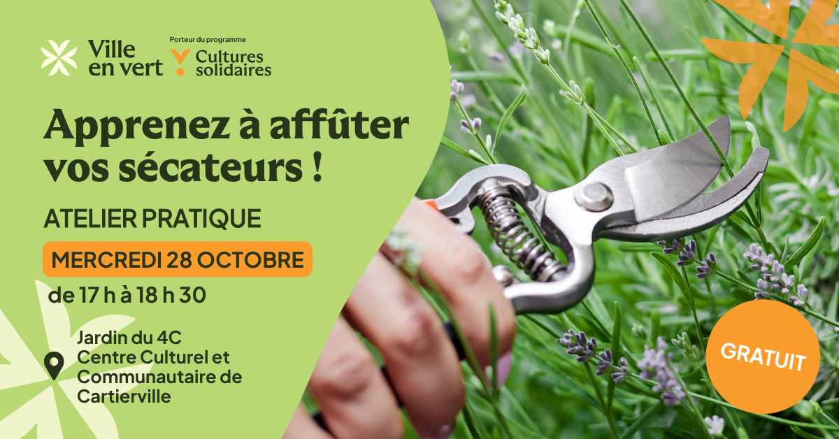 Atelier pratique sécateurs