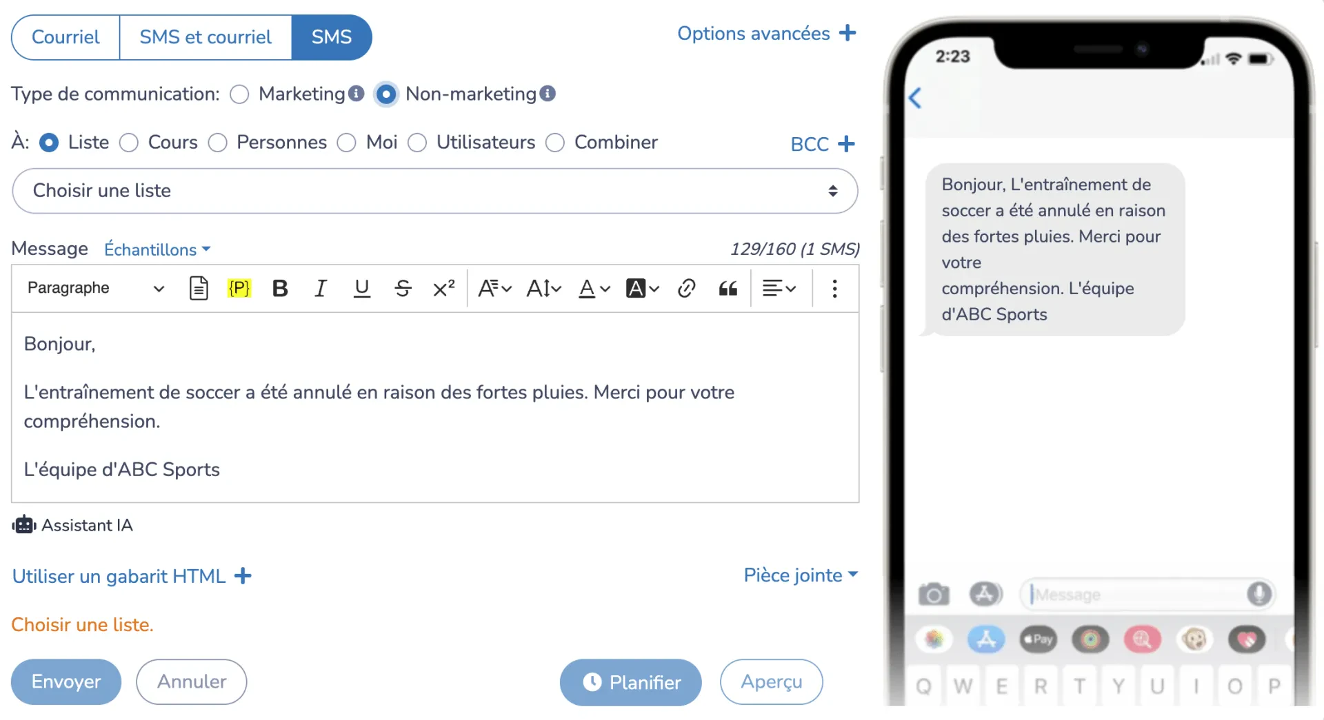 Strategie-marketing-soccer-SMS-Activity-Messenger