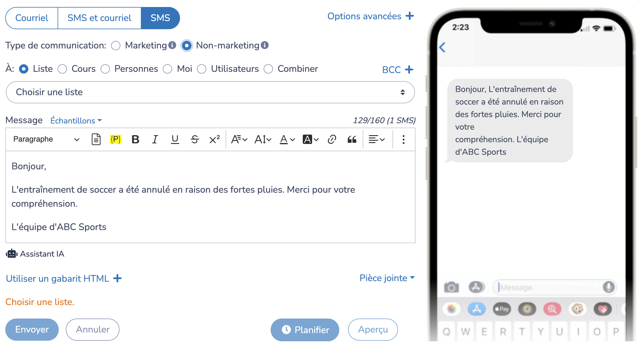 Strategie-marketing-soccer-SMS-Activity-Messenger