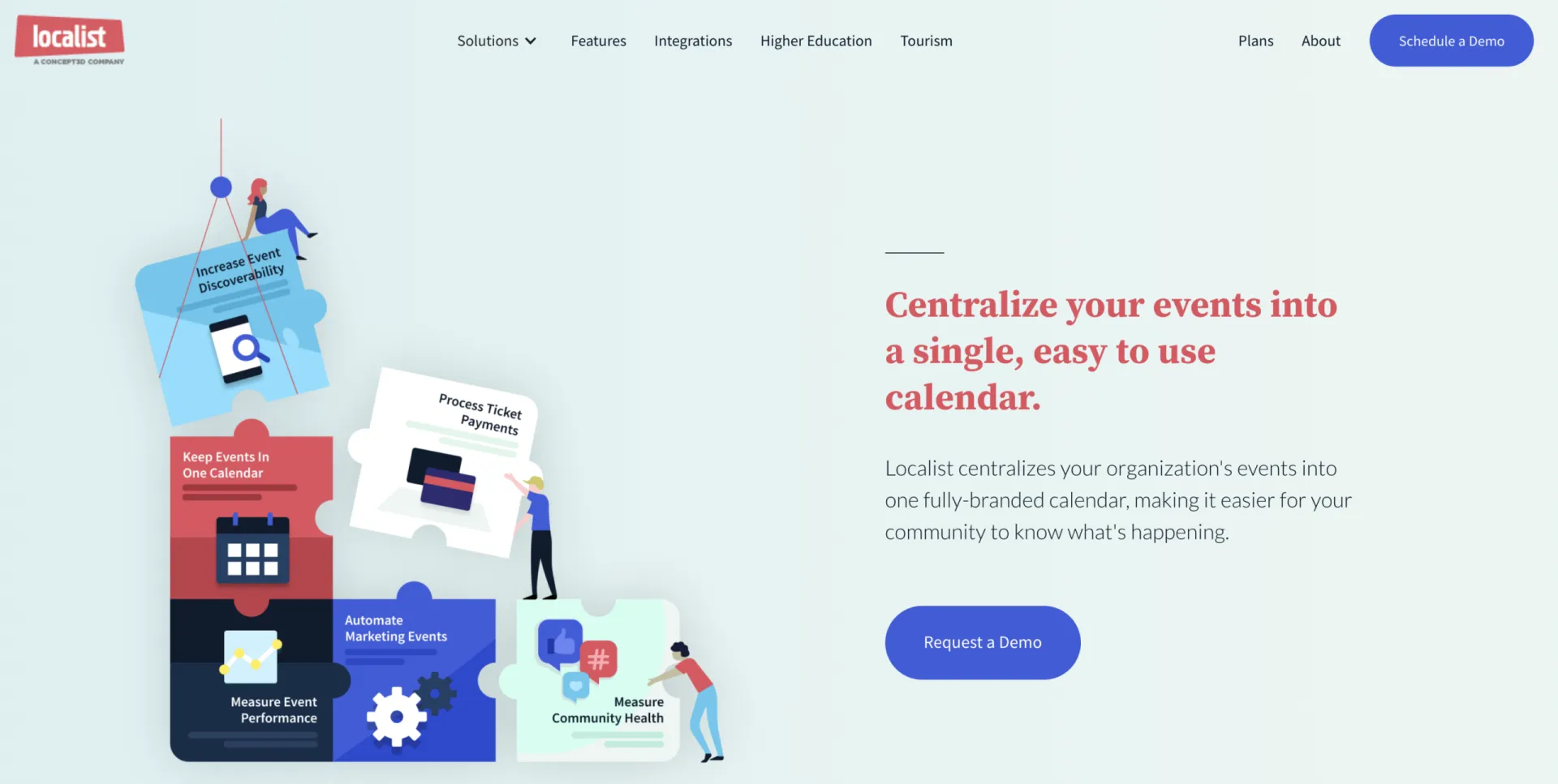 Localist for municipal ticketing