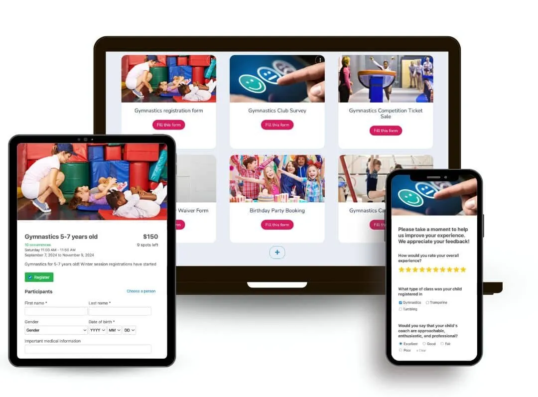 Gymnastics Club Management Software