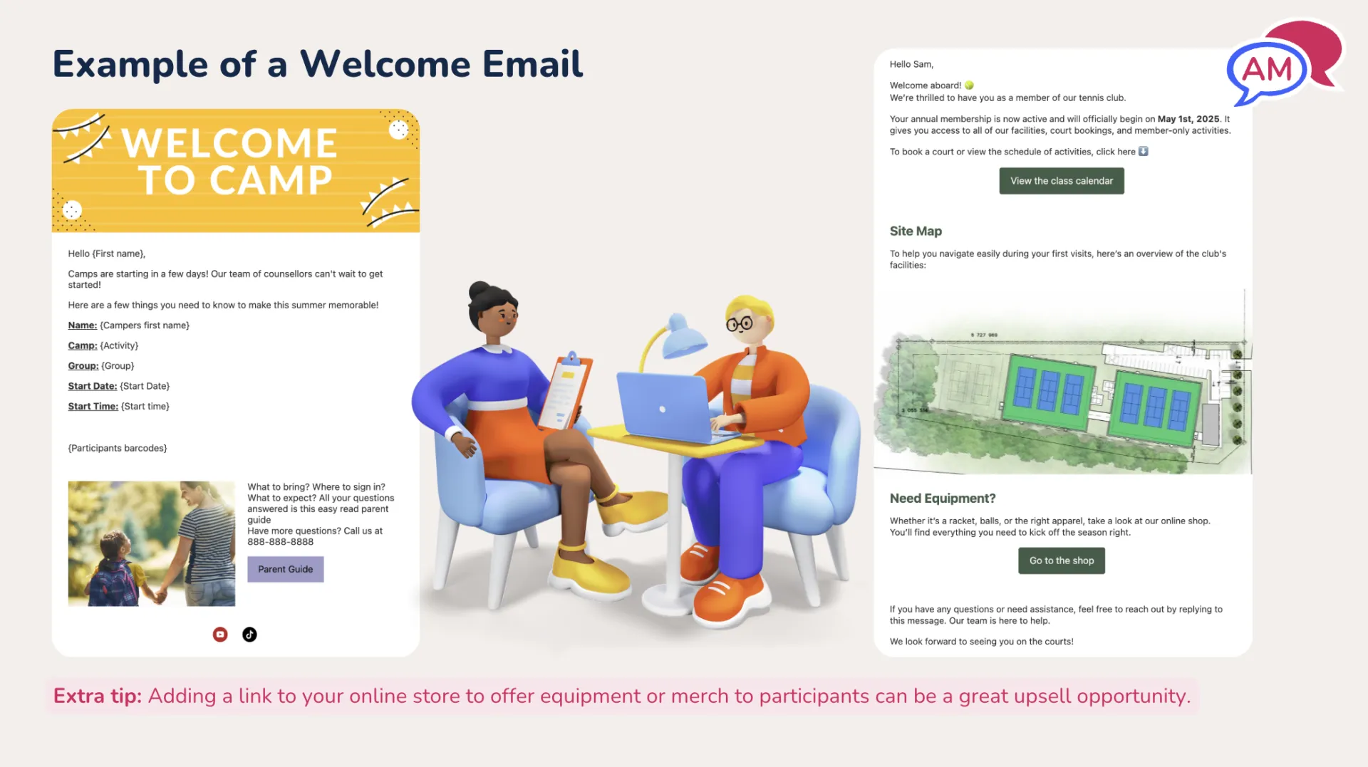 Automating welcome emails