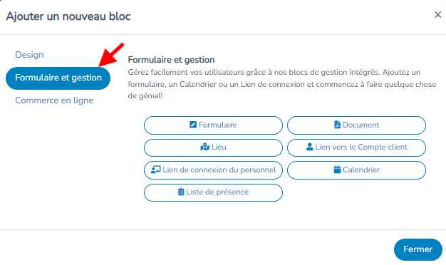 Création du microsite et portail client — illustration