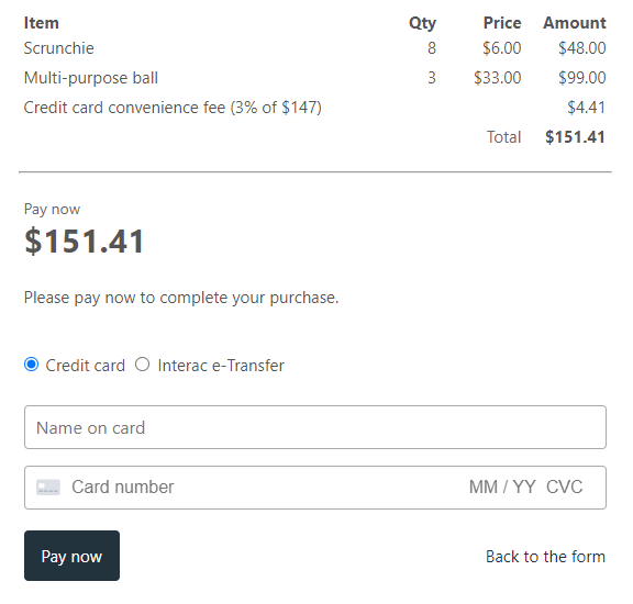 Payment methods — illustration