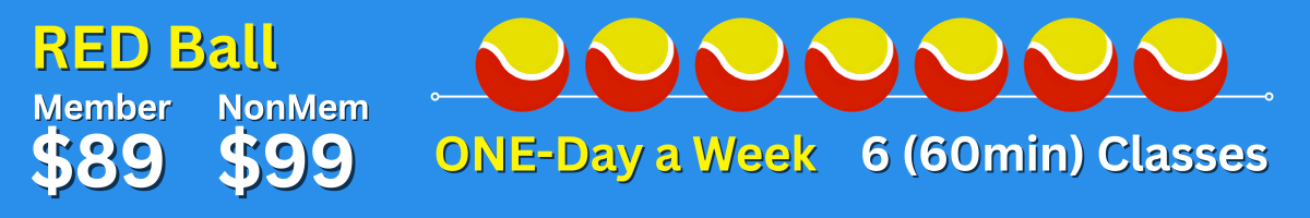 RED Ball Tennis Class - Header