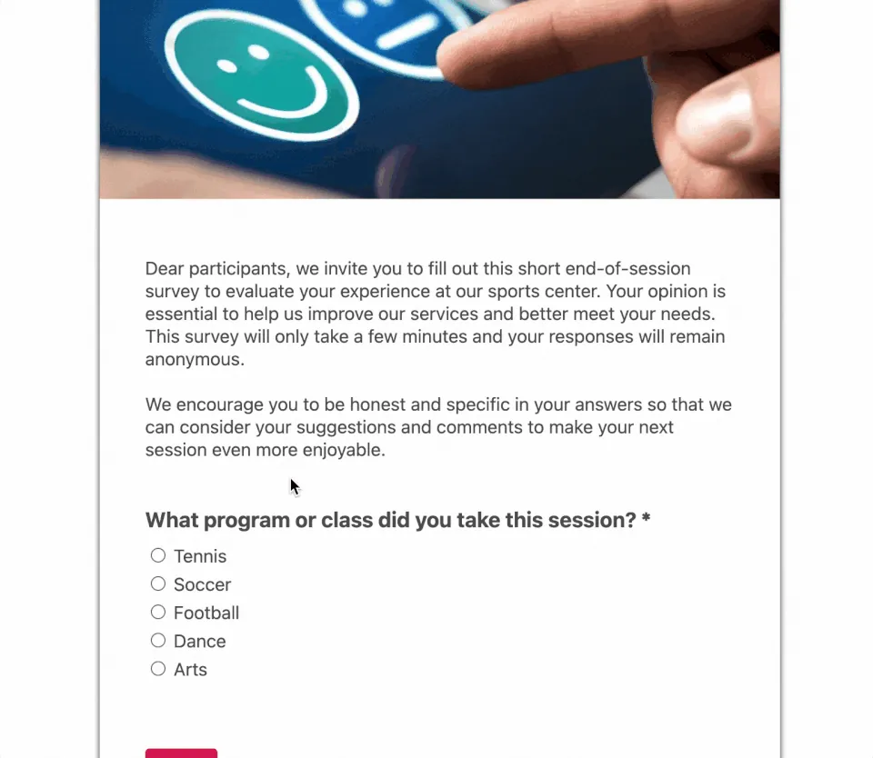 Activity Messenger survey