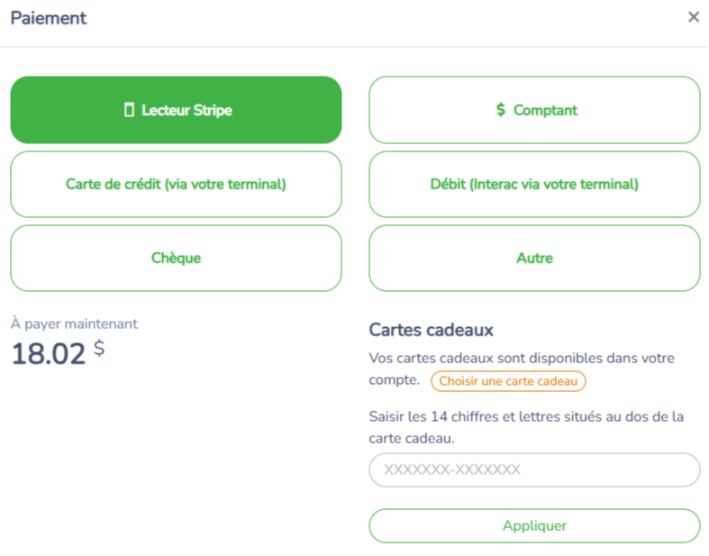 Point de vente (POV) — illustration