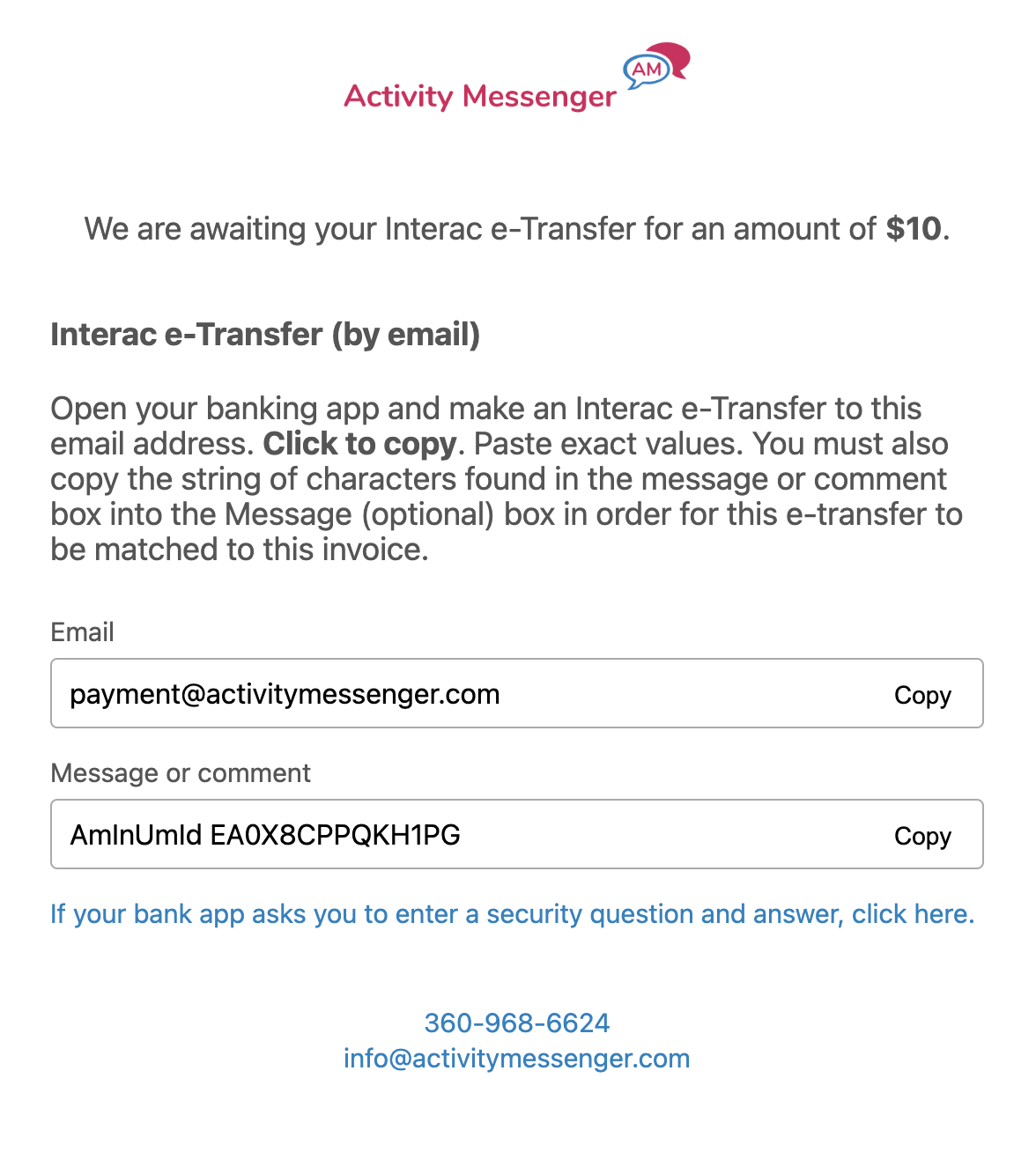 e-transfer for event tickets: Automate Interac Ticket Payment Settlement