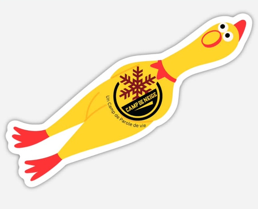 Autocollant Rubber Chicken