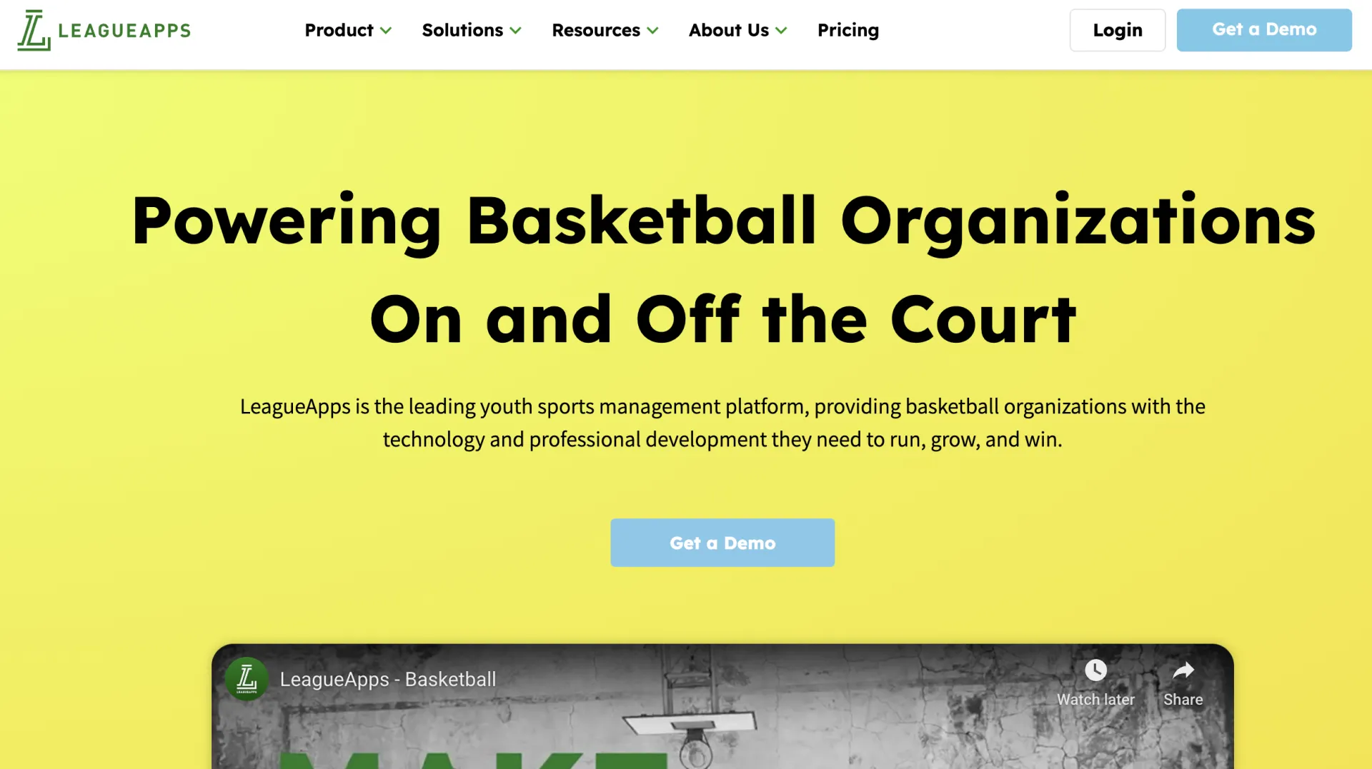 LeagueApps basketball management software