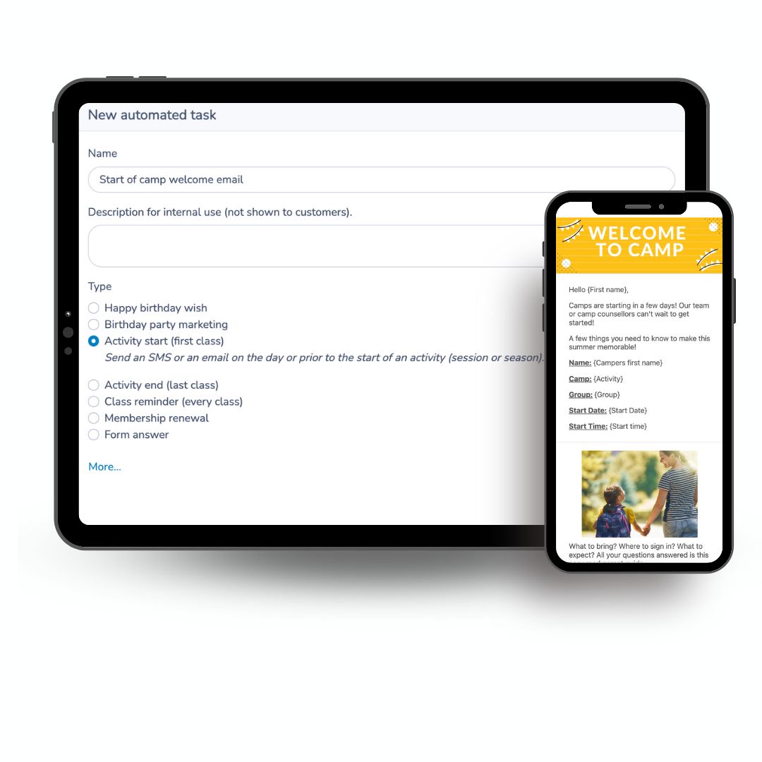 Automate repetitive tasks for summer camps