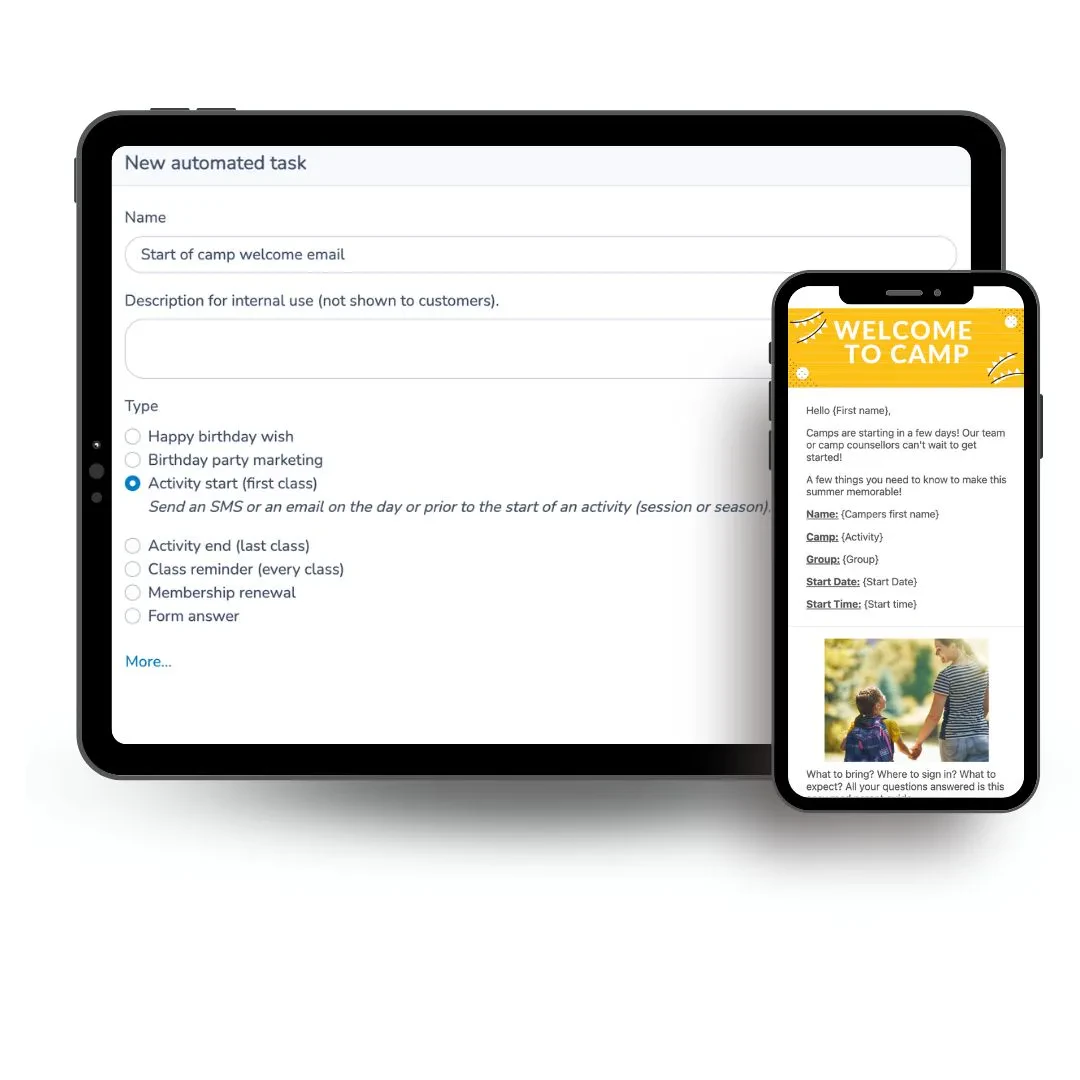 Automate repetitive tasks for summer camps
