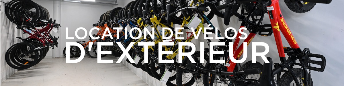 LOCATION DE VÉLOS D'EXTÉRIEUR