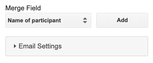 Select the Merge Field to Add to Create the Bulk Certificates