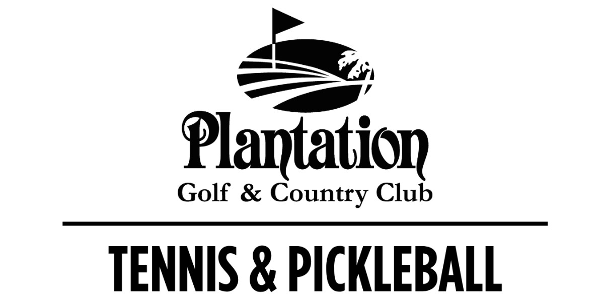 PlayPlantation • TENNIS & PICKLEBALL • PROSHOP Logo