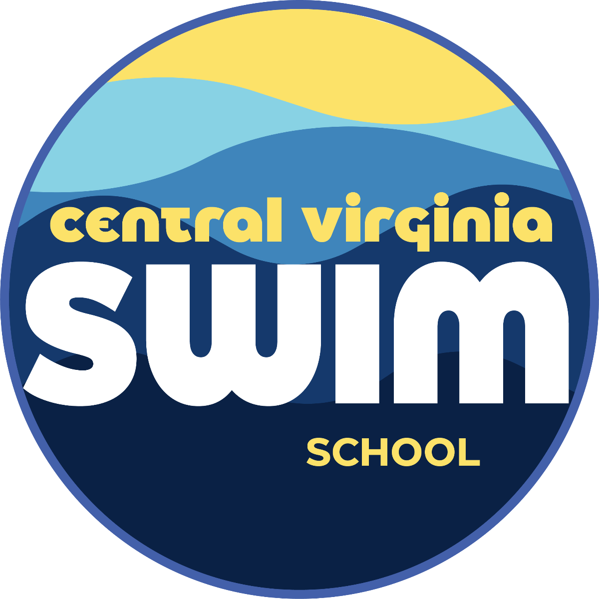 Central Virginia Swim School Logo